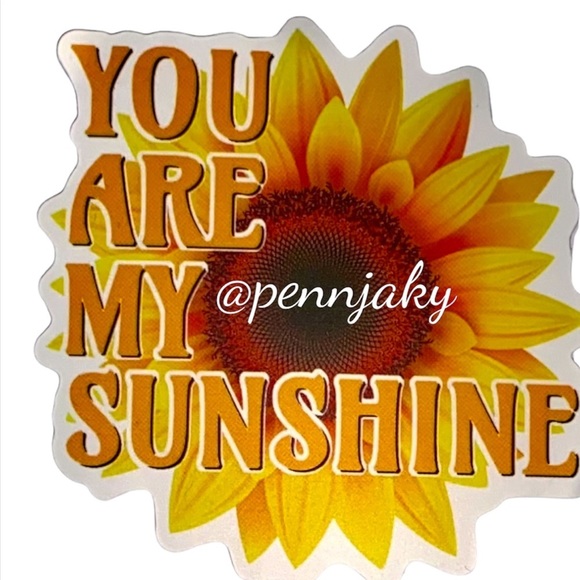 SUNFLOWER lovers 10 stickers bundle for water bottles laptop w/ disc shipping - Picture 3 of 8